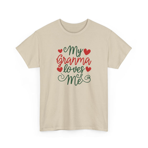 My Granma Loves Me Unisex Heavy Cotton Tee gift birthday bestie grand kids