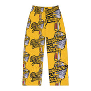 Microphone Fiend Unisex Pajama Pants (AOP)