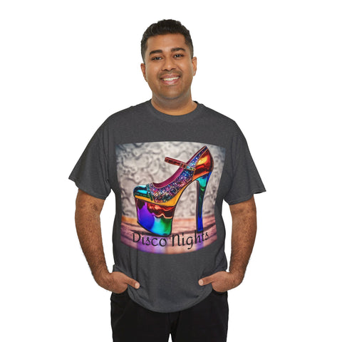 Disco Nights Unisex Heavy Cotton Tee