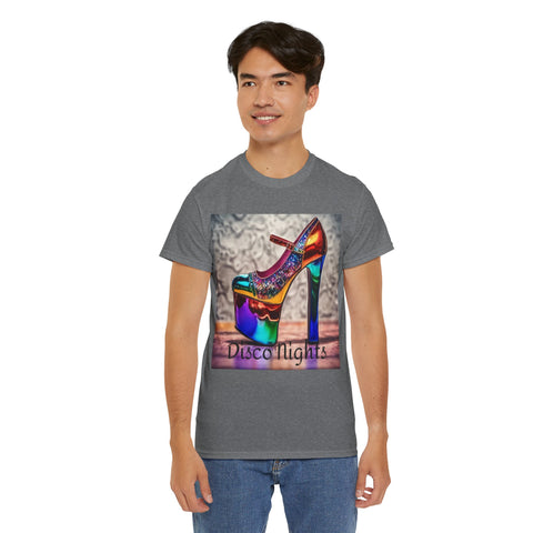 Disco Nights Unisex Heavy Cotton Tee