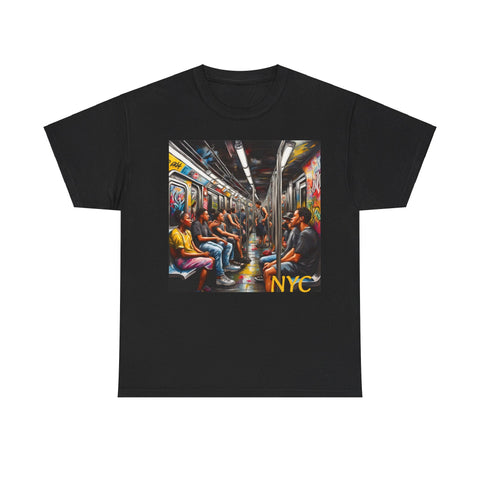 NYC Subway Unisex Heavy Cotton Tee