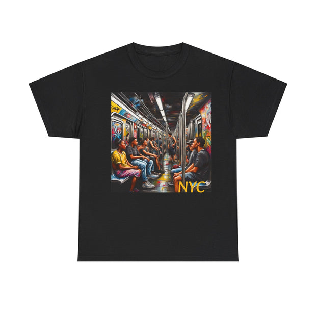 NYC Subway Unisex Heavy Cotton Tee