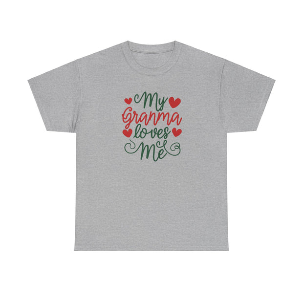 My Granma Loves Me Unisex Heavy Cotton Tee gift birthday bestie grand kids