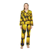 Lemons Women's Satin Pajamas (AOP)