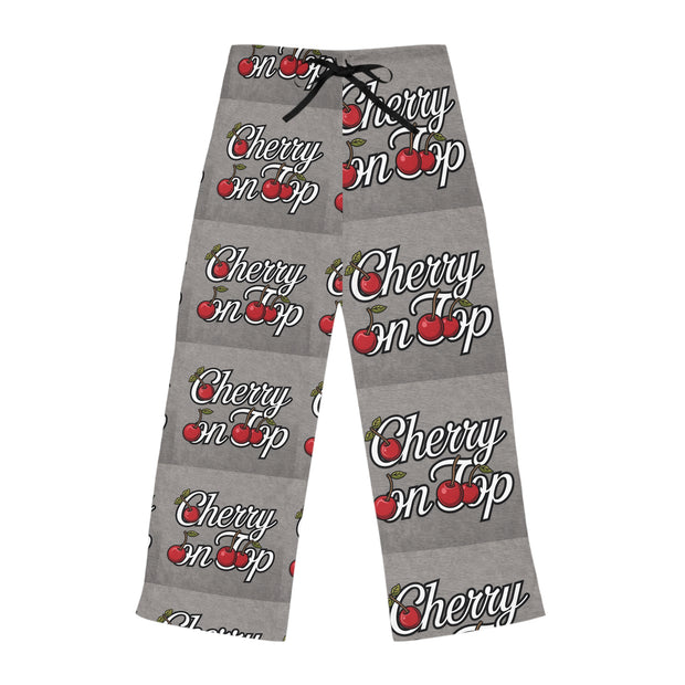 Cherry On Top Women's Pajama Pants (AOP)