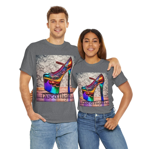 Disco Nights Unisex Heavy Cotton Tee