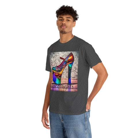 Disco Nights Unisex Heavy Cotton Tee