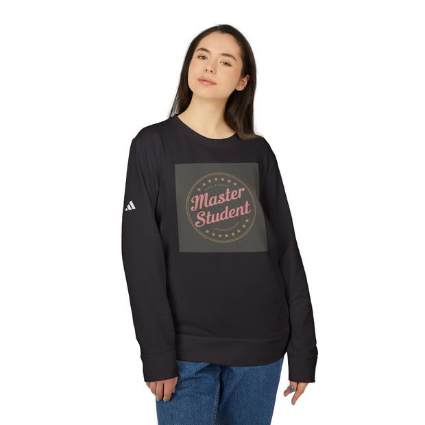 Master Student adidas® Unisex Fleece Crewneck Sweatshirt