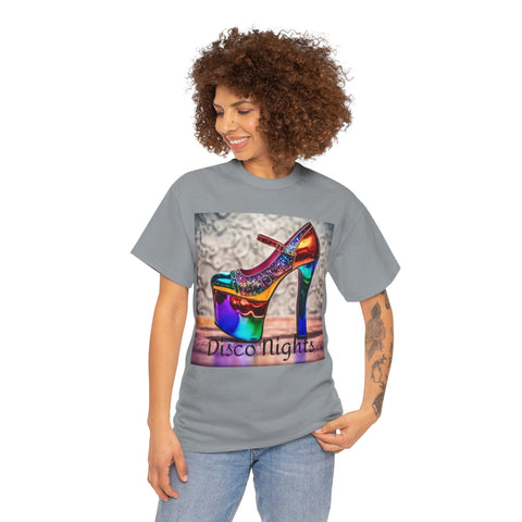 Disco Nights Unisex Heavy Cotton Tee