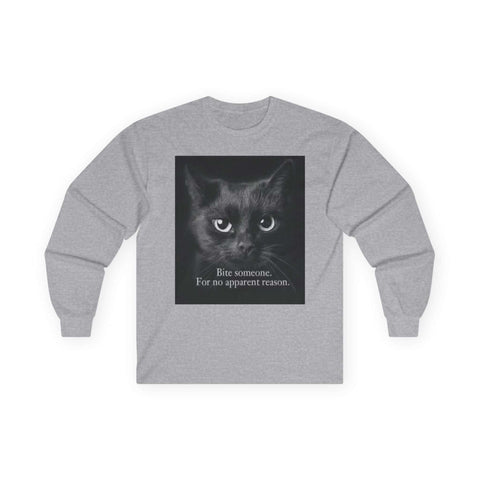 Feline Bite Long Sleeve Tee - Under The Stars Babe