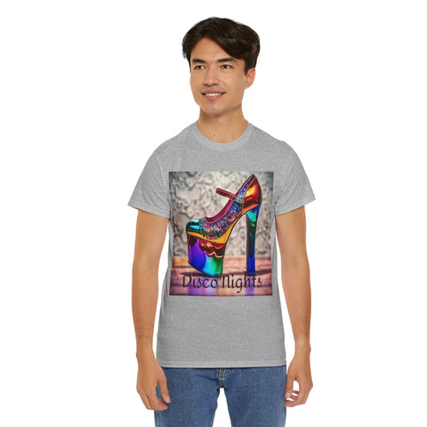 Disco Nights Unisex Heavy Cotton Tee