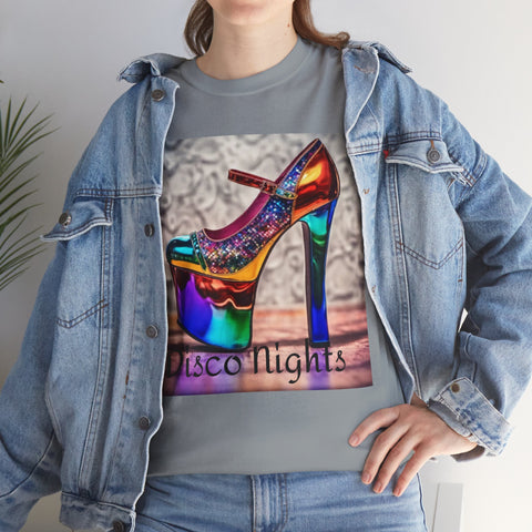 Disco Nights Unisex Heavy Cotton Tee