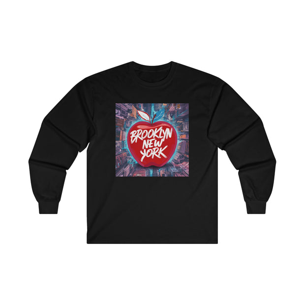 Cotton Long Sleeve Tee - Brooklyn NY Design