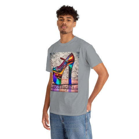 Disco Nights Unisex Heavy Cotton Tee