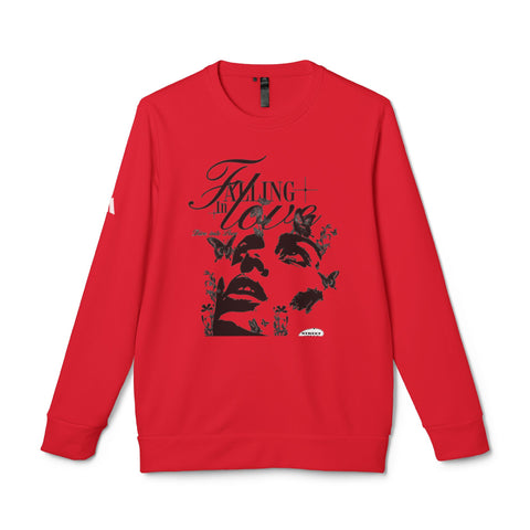 Falling In Love adidas® Unisex Fleece Crewneck Sweatshirt