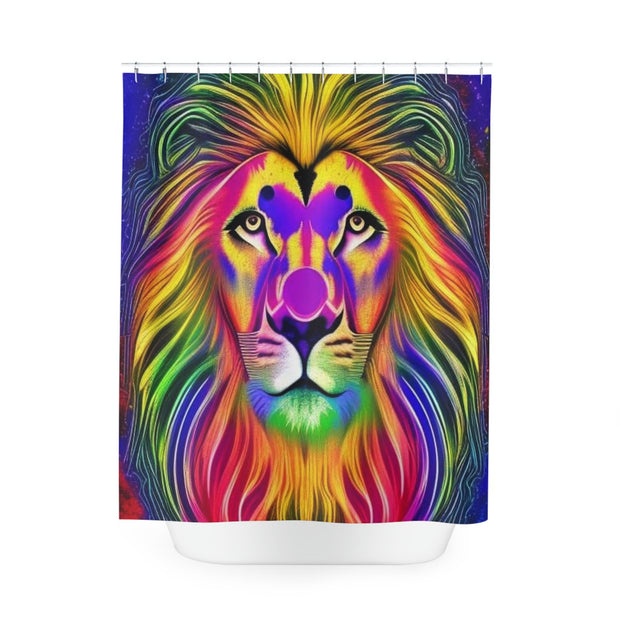 Lion Of Judah Polyester Shower Curtain