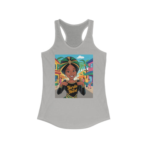 Yardie At Heart Women's Ideal Racerback Tank