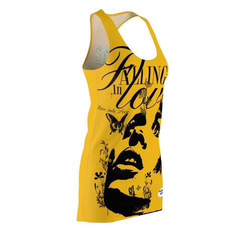 Yellow Racerback Dress Falling in Love