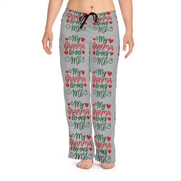 My Granma Love Me Women's Pajama Pants (AOP)