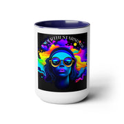 Underthestarsbabe Galactic Two-Tone Coffee Mugs, 15oz