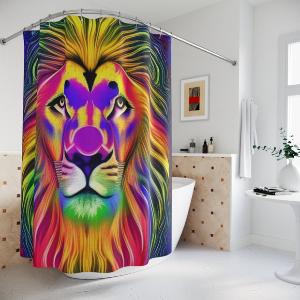 Lion Of Judah Polyester Shower Curtain