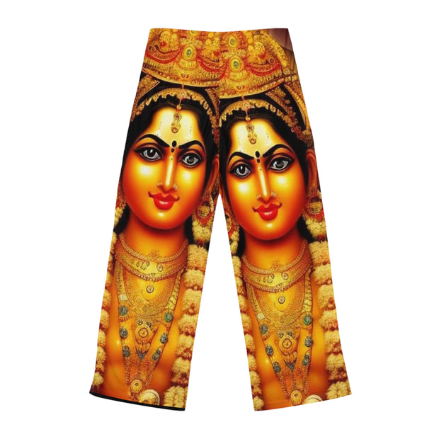 Goddess Lakshimi Women's Pajama Pants (AOP)