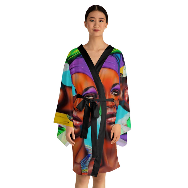 Kee Kee Long Sleeve Kimono Robe (AOP)