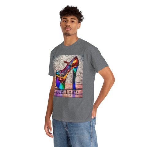 Disco Nights Unisex Heavy Cotton Tee