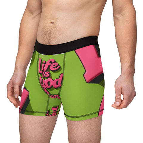 Life is Good Patterned Underwear for Men