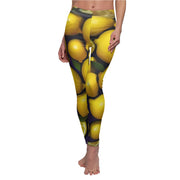 Lemons Women's Cut & Sew Casual Leggings (AOP)