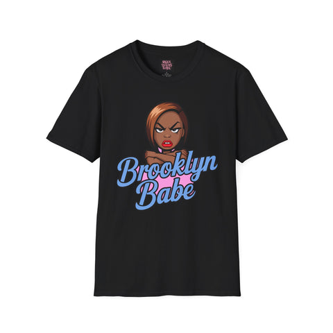 Brooklyn Babe Unisex Softstyle T-Shirt - Under The Stars Babe