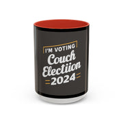 I’m Voting Couch 2024 Accent Coffee Mug (15oz)