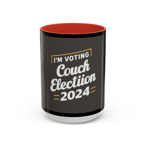 I’m Voting Couch 2024 Accent Coffee Mug (15oz)