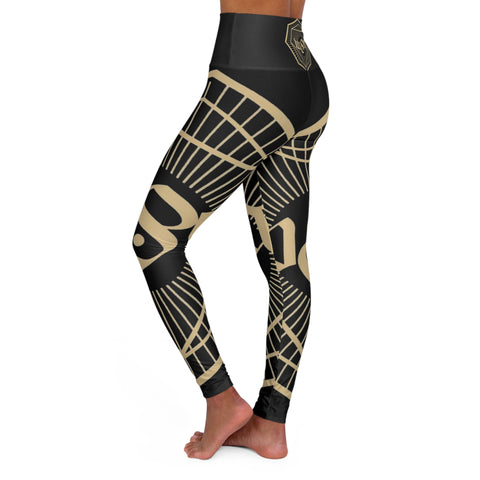 Abundance Sigil High Waisted Yoga Leggings (AOP)