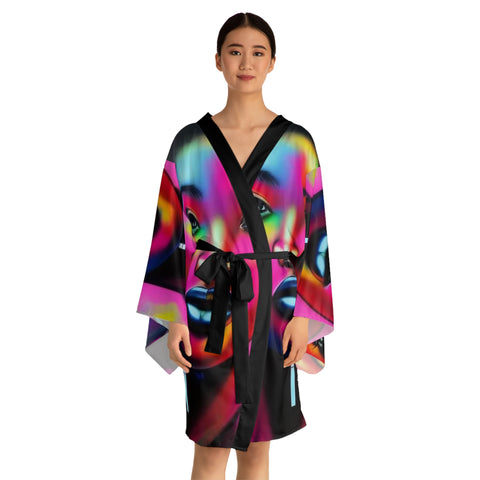 Marlina Long Sleeve Kimono Robe (AOP)