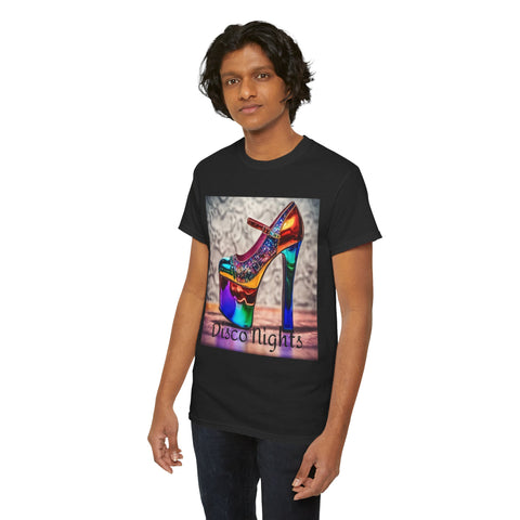 Disco Nights Unisex Heavy Cotton Tee