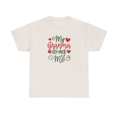 My Granma Loves Me Unisex Heavy Cotton Tee gift birthday bestie grand kids