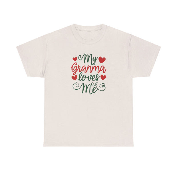 My Granma Loves Me Unisex Heavy Cotton Tee gift birthday bestie grand kids