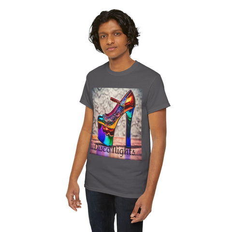 Disco Nights Unisex Heavy Cotton Tee