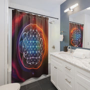 Flower Of Life Shower Curtain