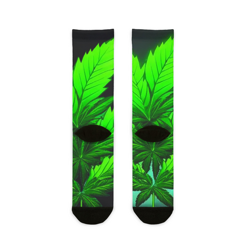 Healing Leaf Crew Socks