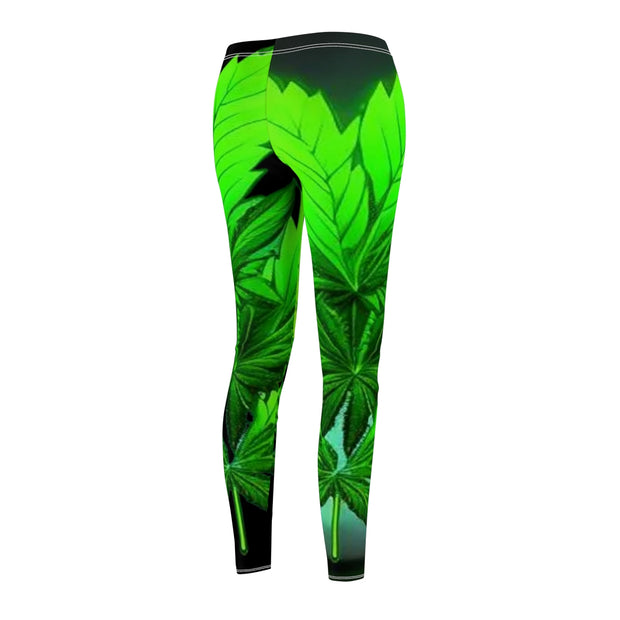 Healing Leaf Leggings casual lounge dressy trending CBDwear birthday girl mom gift