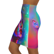 Goddess Slim Skirt Gift for Mom, Teen, Bestie - Under the Stars Babe