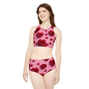 Red Rose Sporty Swimsuit Gift - Under the Stars Babe