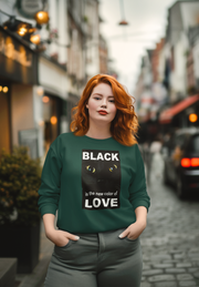 Cat Black Love Design Long Sleeve Tee - Under The Stars Babe